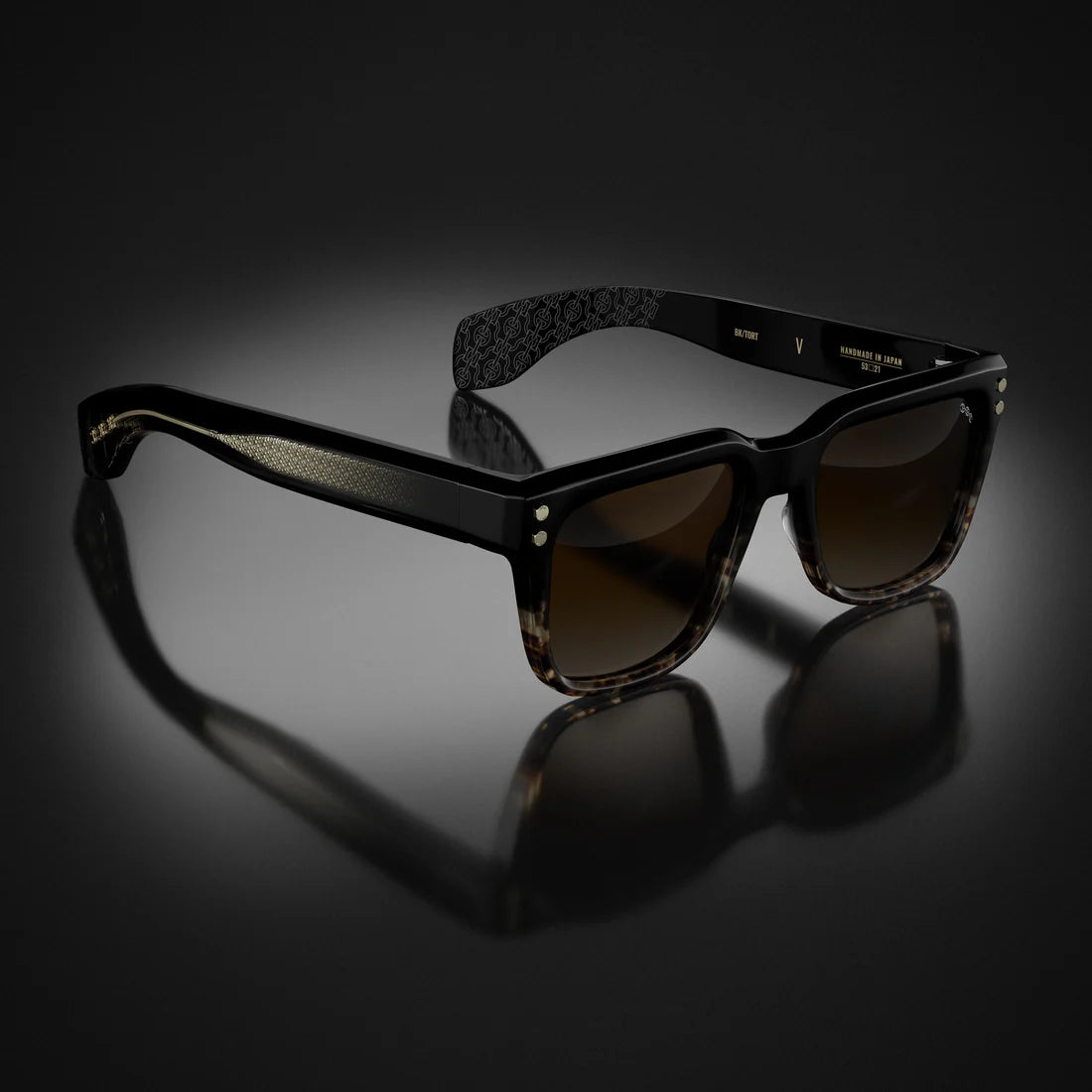 Model V Black/Tortoise Fade