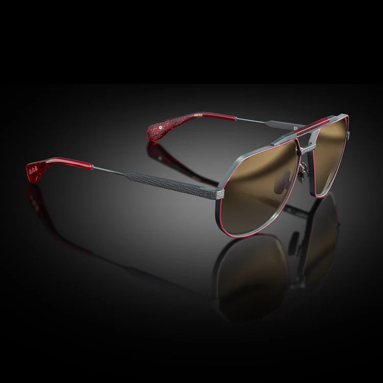 Model XII Matte Black/Bordeaux