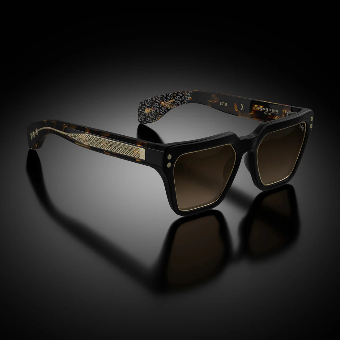 Model X Black/Tortoise Temples